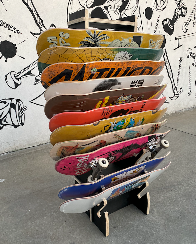 Keen Racks Free Standing Skateboard Rack โ Keen Ramps